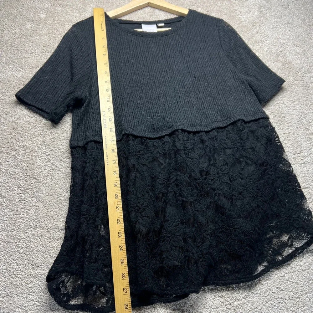 LC Lauren Conrad black lace